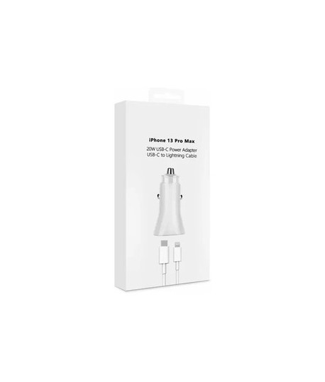 Chargeur Allume Cigare Lightning 3A USB-C 20W