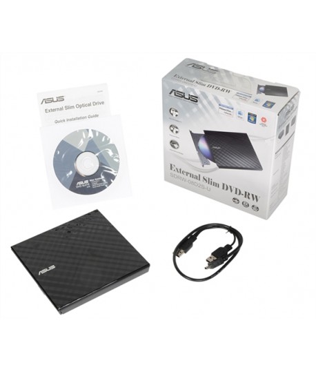 Lecteur Graveur DVD Externe ASUS SDRW-08D2S-U - USB