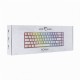 Clavier Gaming WHITE SHARK RONIN GK-2201 - Blanc