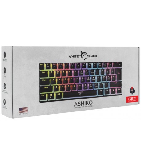 Clavier Gaming Mécanique WHITE SHARK ASHIKO GK-2202