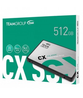 Disque SSD Team Group CX2 256 Go 2.5" SATA III - R 520 / W 430