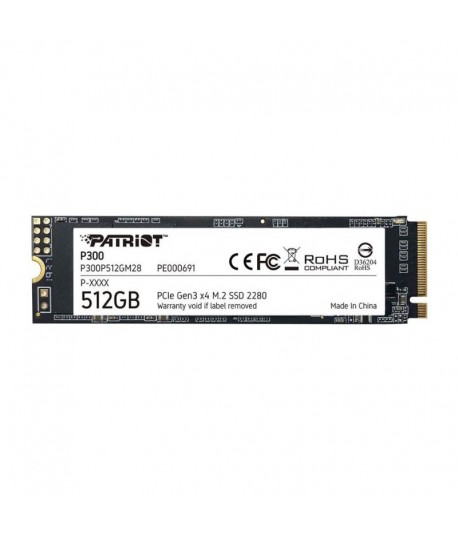 Disque SSD M.2 NVMe Patriot P300 / 512 Go