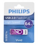 Clé USB 2.0 64 Go PHILIPS FM64FD05P