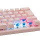 Clavier Gaming Mécanique WHITE SHARK WAKIZASHI - Blanc