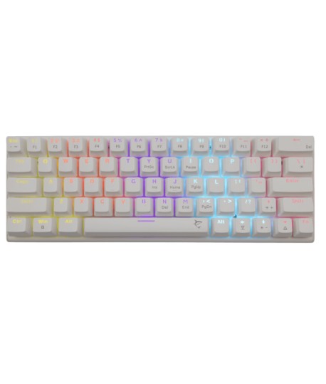 Clavier Gaming Mécanique WHITE SHARK WAKIZASHI - Blanc