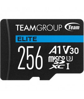 Carte mémoire TeamGroup Elite Micro SDXC A1 V30 - 256 Go