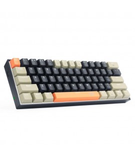 Clavier Gaming Mécanique REDRAGON LAKSHMI K606 60% - Noir Gris Jaune