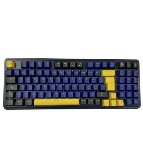 Clavier Gaming Mécanique REDRAGON GLORIA K664 - Bleu Noir Jaune