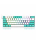 Clavier Gaming Mécanique REDRAGON FIDD RGB 8K K683WB - Blanc Bleu