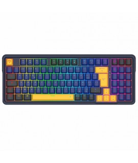 Clavier Gaming Mécanique REDRAGON GLORIA K664 - Bleu Noir Jaune