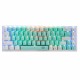 Clavier Gaming Mécanique REDRAGON CASTOR PRO K631 - Bleu Blanc