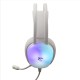 Casque Gaming WHITE SHARK PEACOCK GH-2444 RGB - Blanc