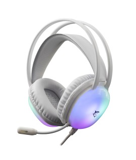 Casque Gaming WHITE SHARK PEACOCK GH-2444 RGB - Blanc