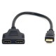 Adaptateur Splitter HDMI Male vers 2 HDMI Femelle