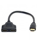 Adaptateur Splitter HDMI Male vers 2 HDMI Femelle