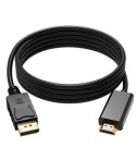 Cable DisplayPort vers HDMI 1.8m