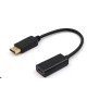 Adaptateur DisplayPort Mâle vers HDMI Femelle 4K - Noir