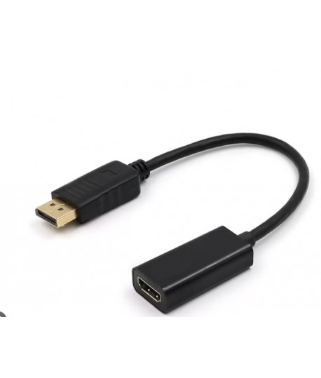 Adaptateur DisplayPort Mâle vers HDMI Femelle 4K - Noir