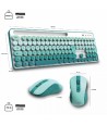 Combo Clavier et Souris Sans Fil ADVANCE PEPS - VERT
