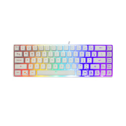 Clavier Gaming Membrane WHITE SHARK RONIN GK-2201 - Blanc