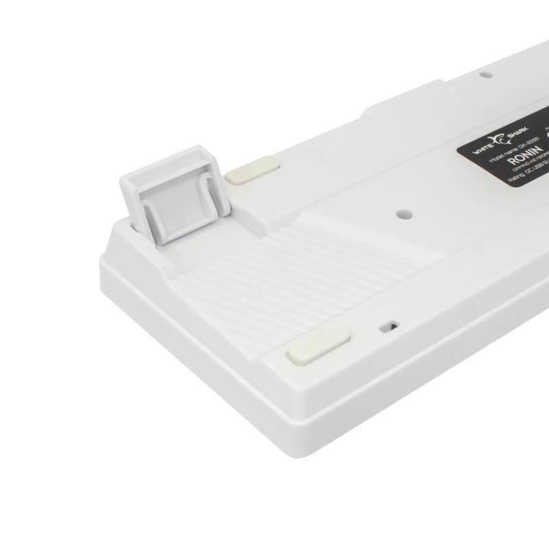 Clavier Gaming Membrane WHITE SHARK RONIN GK-2201 - Blanc