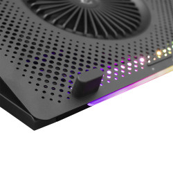 Refroidisseur Gaming WHITE SHARK ICE MASTER RGB 15.6" GCP-33 - Noir