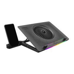 Refroidisseur Gaming WHITE SHARK ICE MASTER RGB 15.6" GCP-33 - Noir