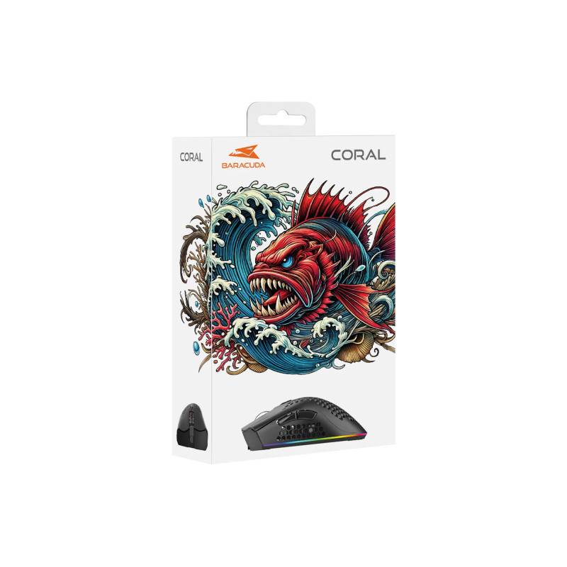 Souris Gaming BARACUDA CORAL BGM-031 - Noir