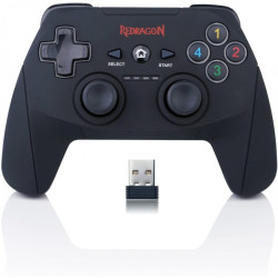 Manette Gaming Sans Fil REDRAGON HARROW G808 - Noir