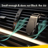 Support Voiture Magnétique Forme L - Noir