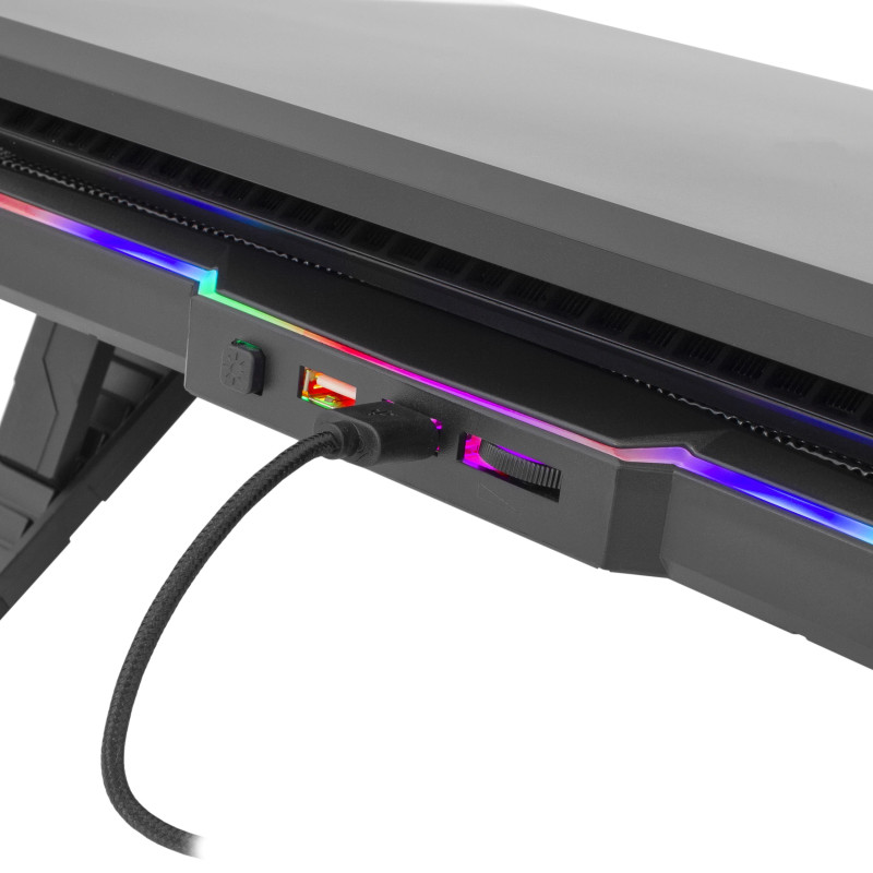 Refroidisseur Gaming WHITE SHARK GLACIER RGB 17.3" GCP-03
