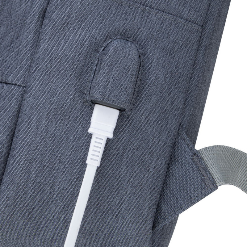Sac à Dos Antivol Pour PC Portable RIVACASE 7562 15.6'' - Gris Foncé