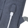 Sac à Dos Antivol Pour PC Portable RIVACASE 7562 15.6'' - Gris Foncé