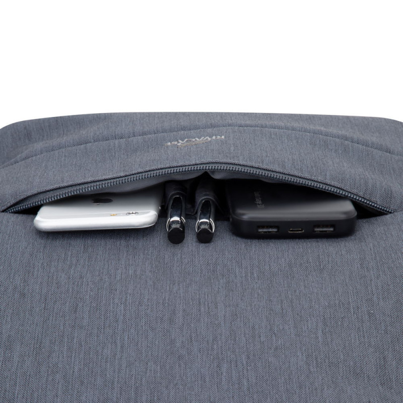 Sac à Dos Antivol Pour PC Portable RIVACASE 7562 15.6'' - Gris Foncé