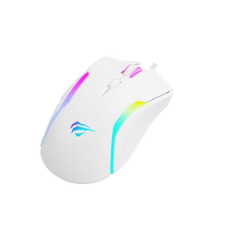 Souris Gaming HAVIT MS1033 RGB - 8000 DPI - Blanc