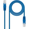 Cable Réseau UTP CAT 5E RJ45 1.8M - Bleu