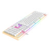 Clavier Gaming USB HAVIT Backlit KB876L RGB - Blanc