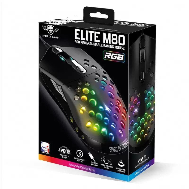 Souris Gaming SPIRIT OF GAMER ELITE-M80