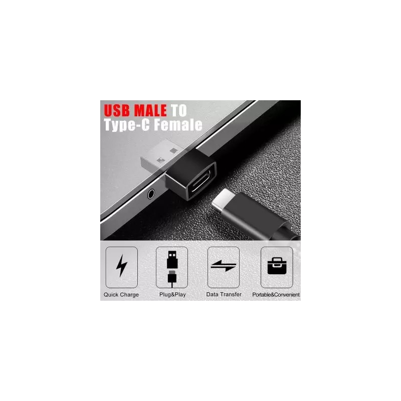 Adaptateur USB Male Vers USB Type C Femelle