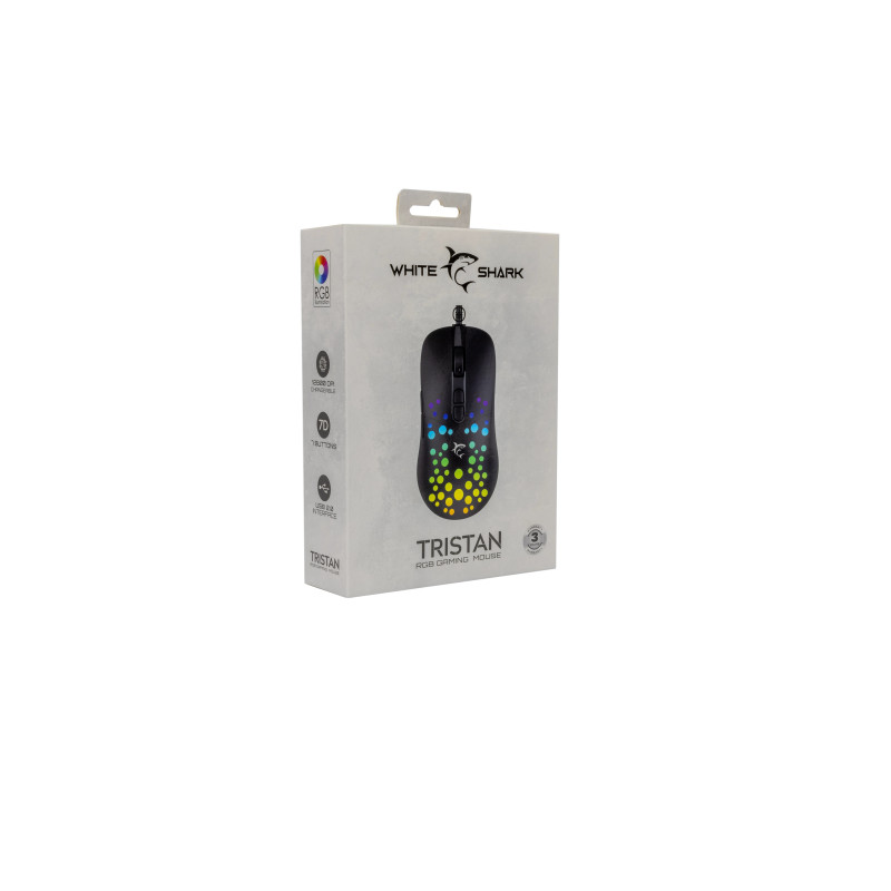 Souris Gaming WHITE SHARK TRISTAN GM-9004 - Noir
