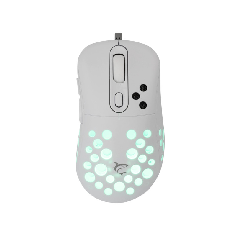 Souris Gaming WHITE SHARK AZRAEL GM-5013 - Blanc