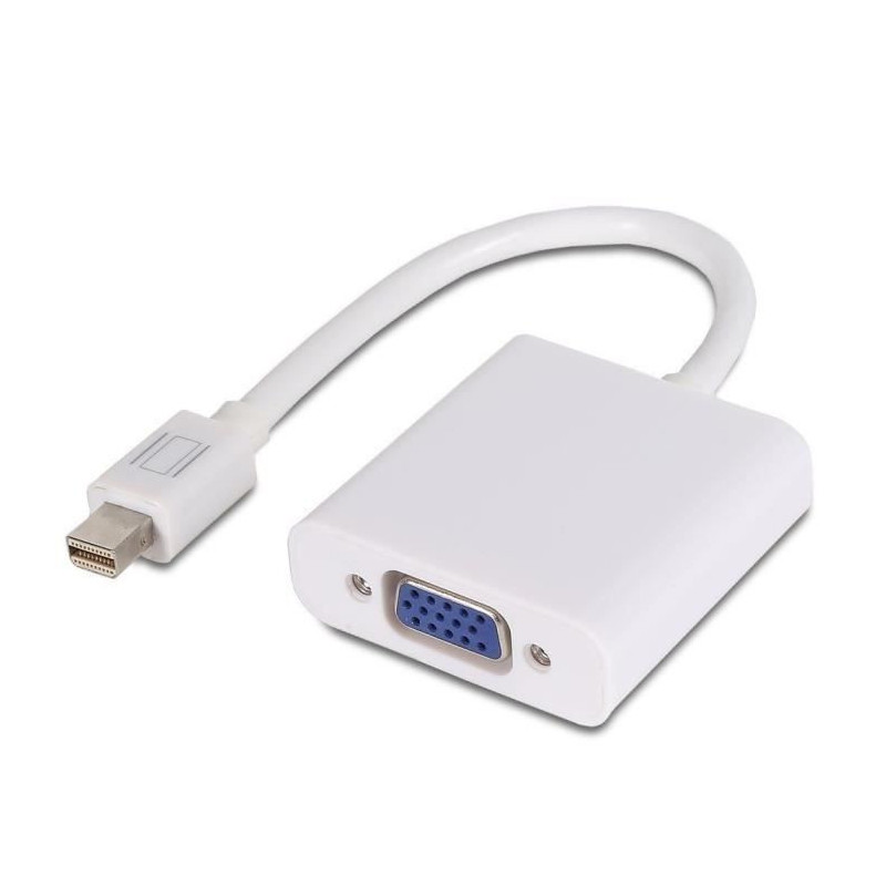 Adaptateur Mini DisplayPort Mâle vers VGA Femelle