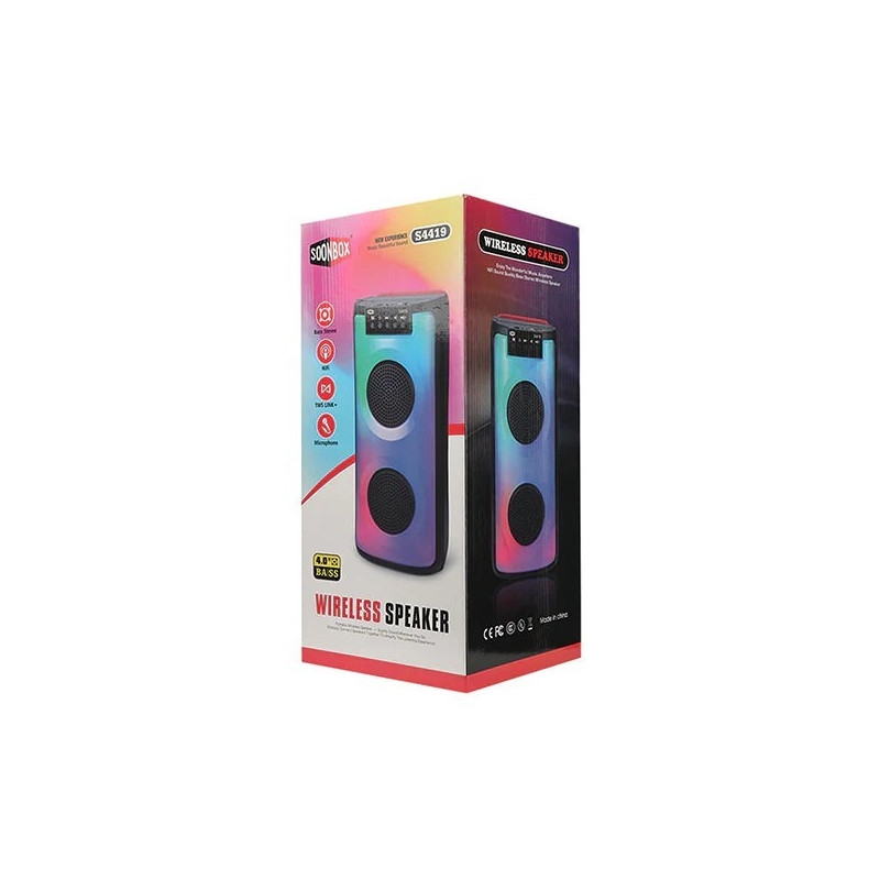 Haut Parleur Bluetooth - MP3 - Radio FM 10W - S4419