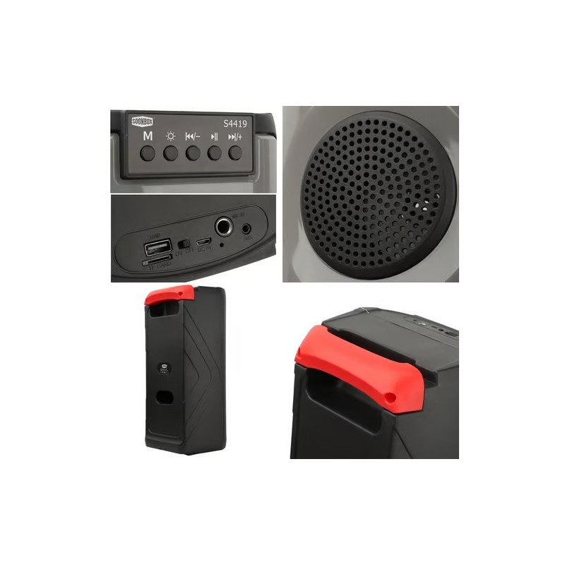 Haut Parleur Bluetooth - MP3 - Radio FM 10W - S4419