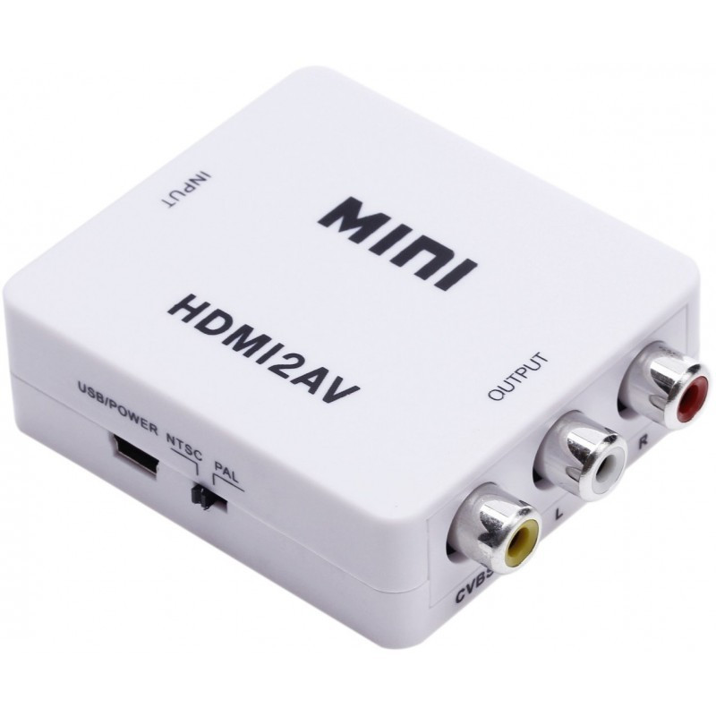 Adaptateur HDMI Femelle 1080p vers RCA Femelle