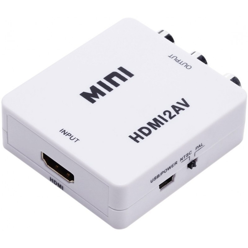 Adaptateur HDMI Femelle 1080p vers RCA Femelle