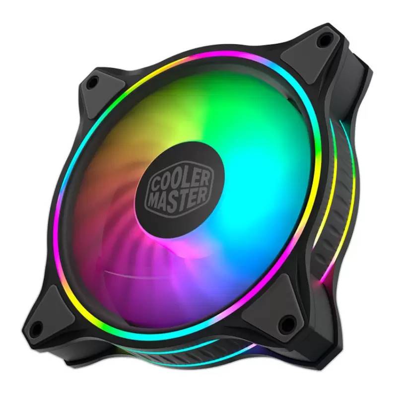 Ventilateur de Boitier COOLER MASTER MASTERFAN MF120 HALO - ARGB - Noir