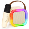 Haut Parleur Bluetooth K12 5W Avec Microphone - Beige