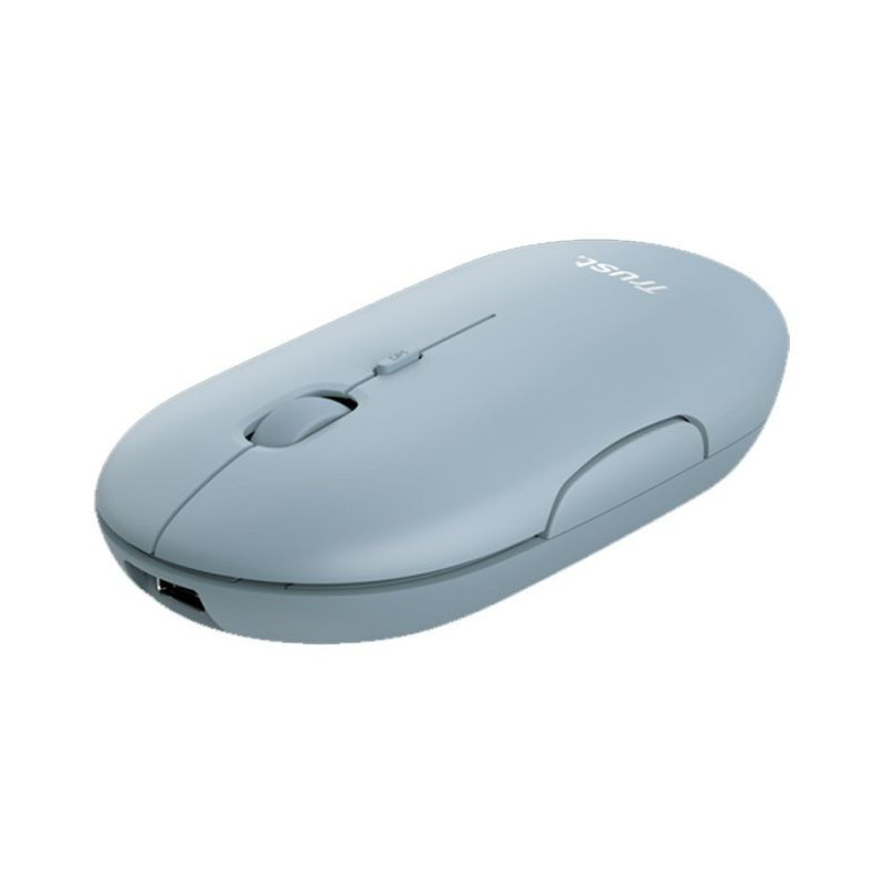Souris Sans Fil et Bluetooth TRUST PUCK ULTRA FINE Rechargeable - Bleu