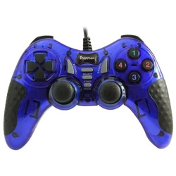 Manette de Jeu USB Double Vibration SCORPION SJ606-1 - Bleu